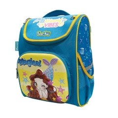 Ba Lô Chống Gù Smartkids Fancy World-Mermaid B-033 Màu Xanh Nhạt