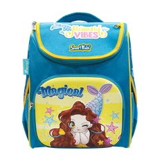 Ba Lô Chống Gù Smartkids Fancy World-Mermaid B-033 Màu Xanh Nhạt