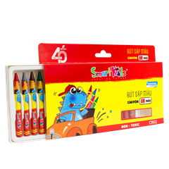 Bút Sáp Màu Smartkids Dino 18 Màu CR02