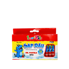 Bút Sáp Dầu Smartkids 12 Màu Dino OP01
