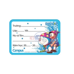 Nhãn Vở Campus Doreamon 6379, 8215