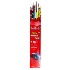 Bút Chì Họa Tiết Smart Kids 2B Monster Truck PC10