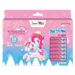 Sáp Màu Smart Kids Unicorn 24 Màu CR08