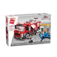 Đồ Chơi Xếp Hình Qman 12022: Cứu Hỏa Trạm Xăng