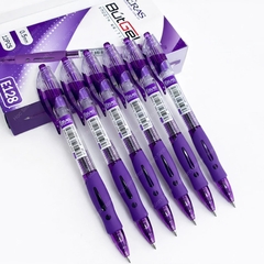 Bút Gel Eras 0.5mm E128 (Đỏ, Đen, Xanh, Tím)