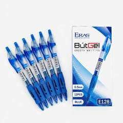 Bút Gel Eras 0.5mm E128 (Đỏ, Đen, Xanh, Tím)