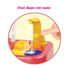 Đồ Chơi Bộ Bếp Hồng Lớn 43 Chi Tiết SH0059