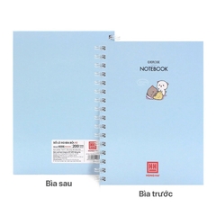 Sổ Lò Xo Bìa Bồi A5 Hồng Hà 200 Trang 4006