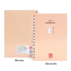 Sổ Lò Xo Bìa Bồi A5 Hồng Hà 200 Trang 4006