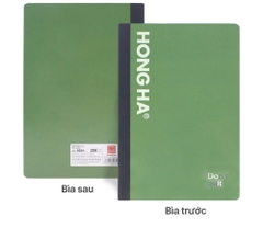 Sổ bìa Bồi Hồng Hà Status Kẻ Ngang A4 4654 200Tr