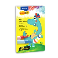 Bút Sáp Màu Crayon New CR-C07 10 Màu