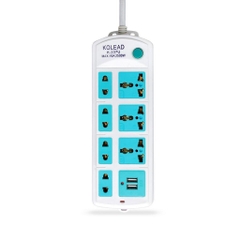 Ổ Cắm Điện Kolead 7 Ổ Cắm 2 Cổng USB K-237U