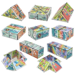 Đồ Chơi Rubik Biến Hình Khủng Long - Thử Thách Siêu Trí Tuệ 2689-4B/5B/6B