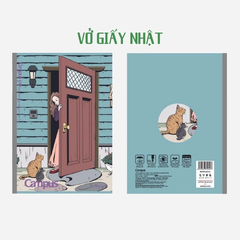Vở Kẻ Ngang Campus 80Tr Có Chấm Japan Illustrato 29434