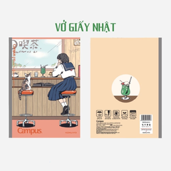 Vở Kẻ Ngang Campus 80Tr Có Chấm Japan Illustrato 29434