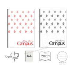 Vở Kẻ Ngang Campus A4 7034 Có Chấm The Berry 200Tr