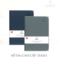 Sổ Bìa Da Cao Cấp Hải Tiến DAILY A4 8809 240Tr