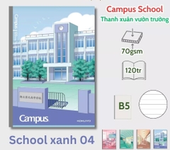 Vở Kẻ Ngang Campus School NB-B5L120SCH-04 0995 120TR