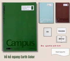 Vở Kẻ Ngang Campus Eearth Clors NB-B5L80EC-G 1527 80Tr