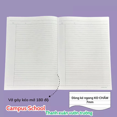 Vở Kẻ Ngang Campus School NB-B5L120SCH-04 0995 120TR