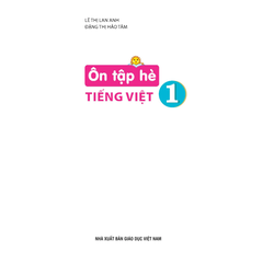Ôn Tập Hè Tiếng Việt - Lớp 1