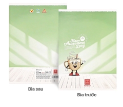 Vở Kẻ Ngang May Gáy Study Moka Hồng Hà 1461 120Tr