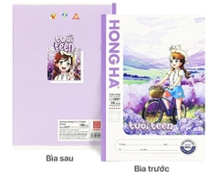 Lốc Vở 4 Ôly Hồng Hà School Tuổi Teen 0607 48TR (Mua 10 Tặng 1)