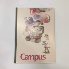 Vở Kẻ Ngang Campus 7508 Có Chấm Tide Dye 80 Trang