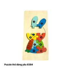 Đồ Chơi Puzzle Thỏ Đáng Yêu 8384