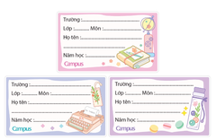Nhãn Vở Campus Wish 6140