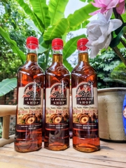 Nước mắm chay - Nấm Đông Cô - Thơm nấm, đậm đà, nguyên chất - chai 500ml.