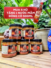 Combo 5 Hũ Muối Tắc - Chấm gì cũng ngon + Tặng 1 Nước Mắm Đông Cô 500ml