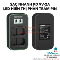 Bộ Sạc Đôi KingMa EN-EL15.EN-EL15A.EN-EL15B.EN-EL15C Thế Hệ 5 Phiên Bản Sạc Nhanh Gấp 1.8 Lần . For