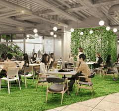 Phối cảnh tổng thể của mặt bằng CG