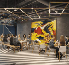 Phối cảnh tổng thể của mặt bằng CG