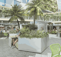 Phối cảnh tổng thể của mặt bằng CG