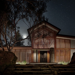 Khách Sạn Truyền Thống Nhật Bản Phối Cảnh CG