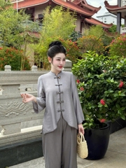 Bộ lam cổ trụ V bầu nút cài