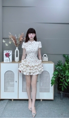 Đầm TH hoa nhí voan 310pls