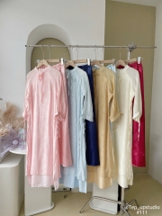 Áo dài tay bồng 4 tà