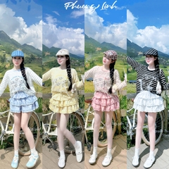 Set tay dài cv tầng hello kitty