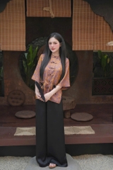 Đồ lam nút nơ túi lộc