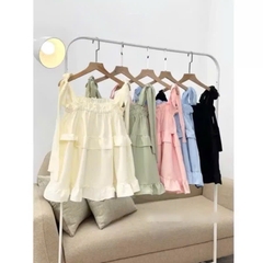 Áo kiểu 2 dây tùng bèo