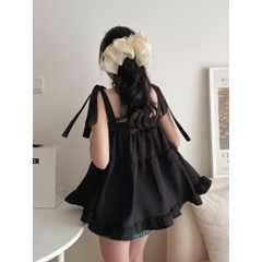 Áo kiểu 2 dây tùng bèo