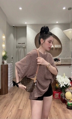 Áo len mỏng cộc trơn hot