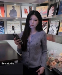 Áo kiểu len ngựa thừng trơn