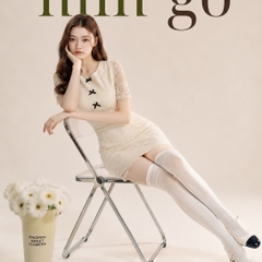 Đầm thiết kế 3 nơ ngực ren hở lưng