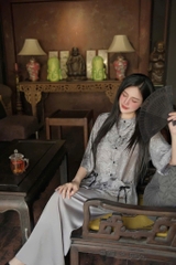 Đồ lam nút nơ túi lộc