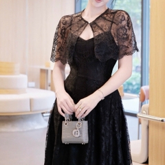 Đầm thiết kế 2 dây ren kèm choàng ren