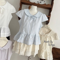 Áo kiểu somi tay cánh tiên